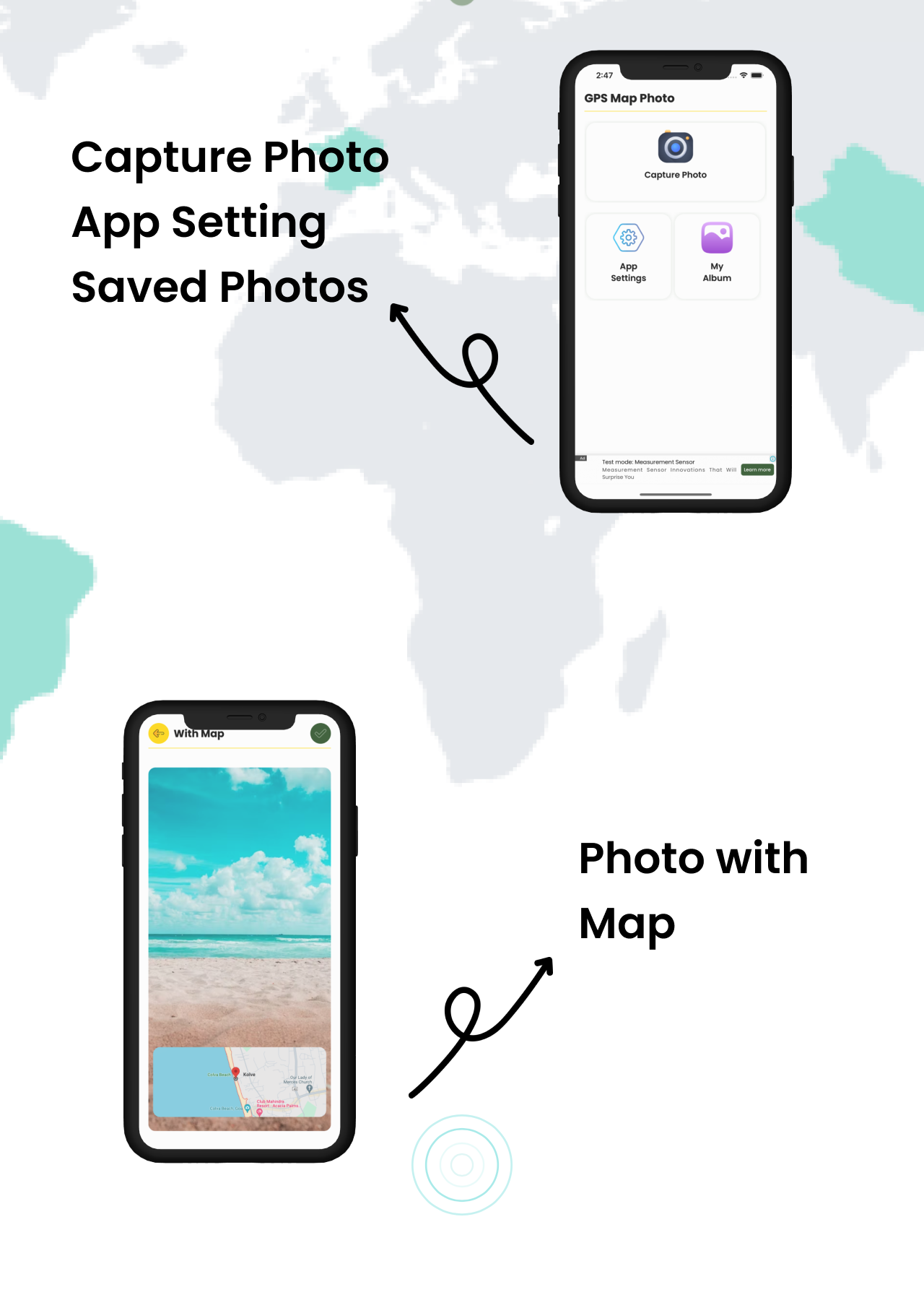 GPS Map Photo: Geotag Images with Location, Coordinates iOS App