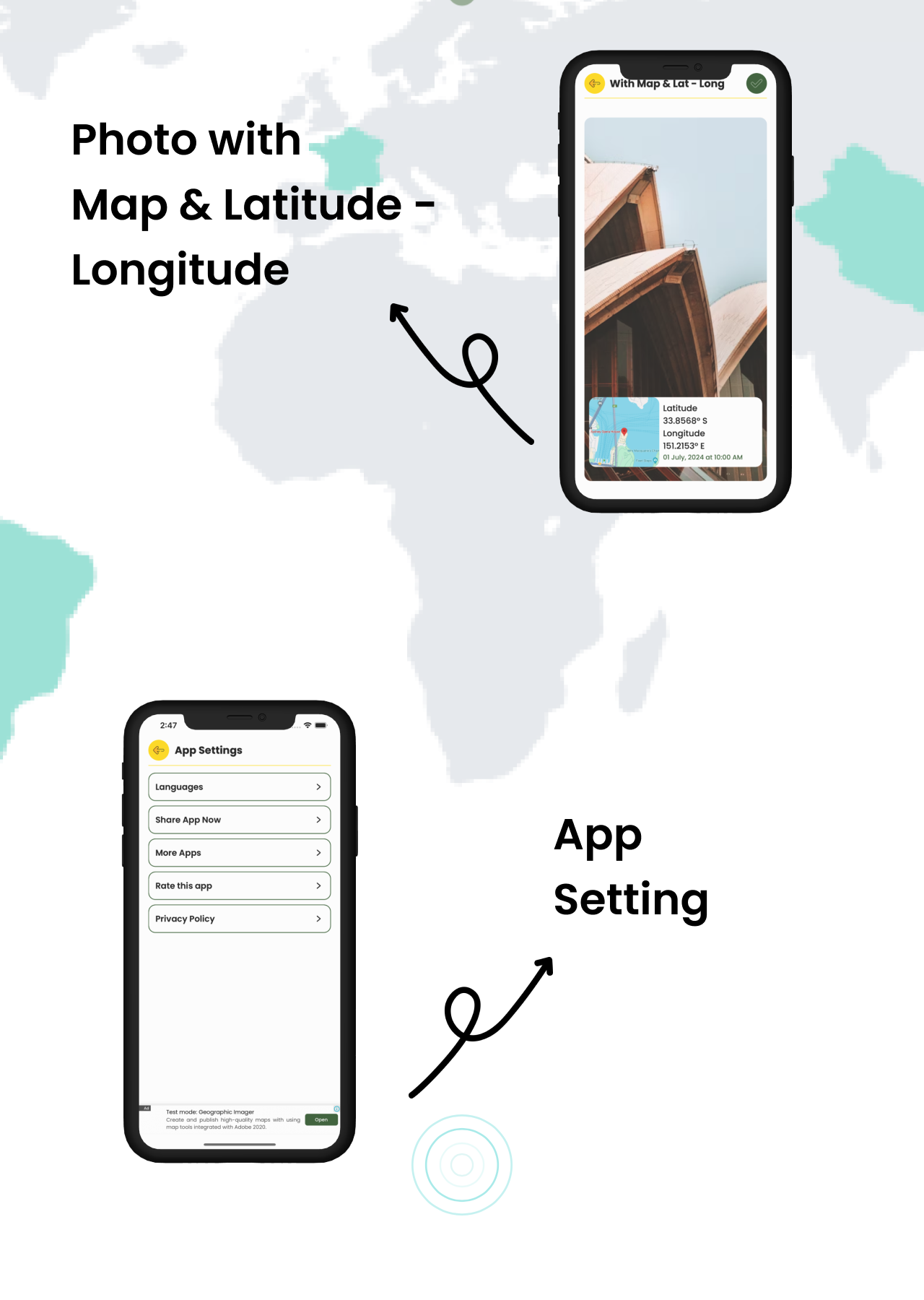 GPS Map Photo: Geotag Images with Location, Coordinates iOS App
